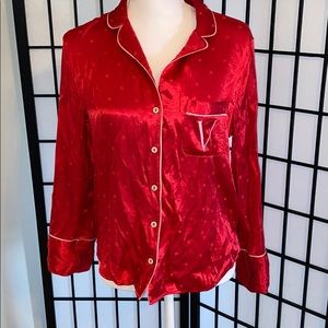 Victoria secret silk pj top